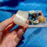  Set đá may mắn cho Song Ngư, đá thạch anh, đá thanh tẩy bài Tarot, đá phong thuỷ 