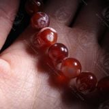  Vòng hạt đeo tay Carnelian Cherry Blossom Agate hỗ trợ tự tin cân bằng cảm xúc, thể hiện bản thân 