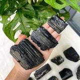  Đá thô Black Tourmaline, đá thạch anh, đá phong thủy, đá thanh tẩy trong Reiki, Tarot 