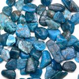  Tumbled Blue Apatite tự nhiên, đá thanh tẩy dùng trong Tarot, thiền định, Reiki, Phong thủy 
