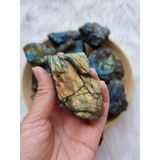  Viên đá thô to Labradorite (Đá xà cừ - Hắc Nguyệt Quang) đá thanh tẩy Tarot, Reiki, đá thạch anh phong thủy 