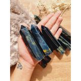  Trụ đá thanh tẩy Mắt Hổ Xanh (Blue Tiger's Eye), trụ đá thạch anh dùng trong bài Tarot, thiền định, Reiki, đá phong thủy 