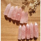  Trụ đá thach anh Hồng (Rose Quartz ), trụ đá thanh tẩy trong Tarot, Reiki, thiền định, phong thủy 