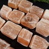  Đá thô thanh tẩy Selenite Cam (Orange Selenite) 