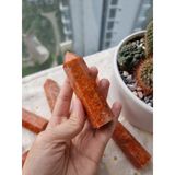  Trụ đá thanh tẩy Sunstone (đá Mặt Trời) - đá phong thủy dùng trong Tarot, Reiki, thiền định 