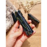  Trụ đá thanh tẩy Mắt Hổ Xanh (Blue Tiger's Eye), trụ đá thạch anh dùng trong bài Tarot, thiền định, Reiki, đá phong thủy 