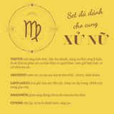 Set đá may mắn cho Xử Nữ, đá thạch anh, đá thanh tẩy bài Tarot, đá phong thuỷ 