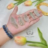  Prasiolite Crystal thô, Green Amethyst ( thạch anh tím xanh ), đá thanh tẩy Tarot, Reiki, Phong Thuỷ 