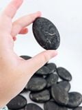  Shungite Palm đá ngăn chặn bức xạ điện từ sóng 5G, đá năng lượng bảo vệ, đá thanh tẩy, đá phong thuỷ 
