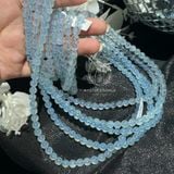  Vòng tay chuỗi hạt phong thuỷ đá Aquamarine loại trong đẹp (Ngọc Xanh Biển) tự nhiên 