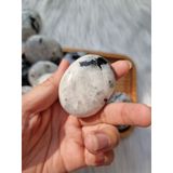  Viên đá Mặt trăng (Rainbow Moonstone Palm) tự nhiên, đá thanh tẩy trong Tarot, Reiki, thiền định, phong thủy 