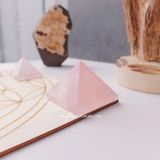  Kim tự tháp Thạch anh Hồng, đá thanh tẩy Tarot, đá phong thuỷ, Reiki 