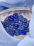  Đồng điếu đá Lapis Lazuli (ngọc lưu ly, đá thiên thanh), đá phong thủy bảo vệ khỏi năng lượng tiêu cực 