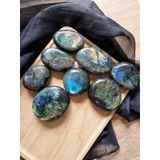  Viên đá Labradorite (Đá xà cừ - Hắc Nguyệt Quang) đá thanh tẩy Tarot, Reiki, đá thạch anh phong thủy 