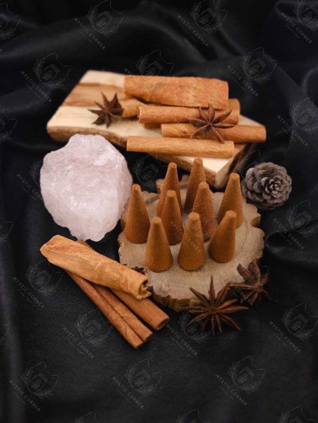  [ORGANIC TỰ NHIÊN] Nụ Trầm Quế Cinnamon, xông thơm nhà, thanh tẩy trượt khí, thu hút vượng khí 