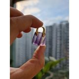  Charm túi đá Fluorite, đá thanh tẩy bài Tarot, đá phong thủy, Reiki, thiền định 