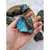  Viên đá thô to Labradorite (Đá xà cừ - Hắc Nguyệt Quang) đá thanh tẩy Tarot, Reiki, đá thạch anh phong thủy 