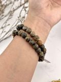  Vòng tay đá phong thuỷ Leopard Skin Jasper hỗ trợ tốt về cả mặt thể chất và tinh thần 