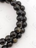  Vòng tay phong thuỷ Obsidian Bracelet, Golden / Silver Obsidian 6li, vòng tay đá núi lửa tự nhiên. 
