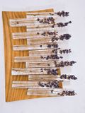  Selenite mix Lavender - thanh Selenite mix Thảo Mộc thanh tẩy, hỗ trợ giải phóng năng lượng, đá thạch anh, đá phong thủy 