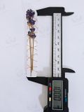  Selenite mix Lavender - thanh Selenite mix Thảo Mộc thanh tẩy, hỗ trợ giải phóng năng lượng, đá thạch anh, đá phong thủy 