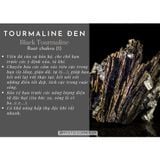  Đá thô Black Tourmaline, đá thạch anh, đá phong thủy, đá thanh tẩy trong Reiki, Tarot 