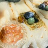  Set đá may mắn cho Sư Tử, đá thanh tẩy bài Tarot, đá thạch anh, đá phong thuỷ 