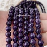  Chuỗi vòng đá Charoite (Đá Mắt Rồng), vòng tay đá năng lượng mạnh mẽ, Reiki, Tarot, thiền định 