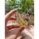  Trụ đá thạch anh Vàng (Citrine) may mắn, trụ đá thanh tẩy trong Tarot, Reiki, thiền định, phong thủy 