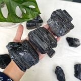  Đá thô Black Tourmaline, đá thạch anh, đá phong thủy, đá thanh tẩy trong Reiki, Tarot 