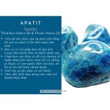  Tumbled Blue Apatite tự nhiên, đá thanh tẩy dùng trong Tarot, thiền định, Reiki, Phong thủy 