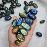  Viên đá Labradorite (Đá xà cừ - Hắc Nguyệt Quang) đá thanh tẩy Tarot, Reiki, đá thạch anh phong thủy 