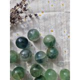  Cầu đá Fluorite mini, đá thanh tẩy bài Tarot, đá phong thủy, Reiki, thiền định 