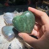  Tim, Sao, Trăng đá mã não rêu (Moss Agate) tự nhiên dùng thanh tẩy Tarot, đá phong thuỷ, Reiki, thiền định 