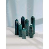  Trụ đá Blue Apatite hỗ trợ luân xa 5, trụ đá thanh tẩy, đá phong thuỷ, đá năng lượng 
