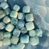  Viên đá Aquamarine (Ngọc Xanh Biển), đá thanh tẩy, đá phong thủy dùng trong Tarot, Reiki, thiền định 
