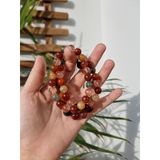  Vòng tay đá phong thủy, đá thach anh Tam Tài, tóc Tam Tài tự nhiên 