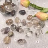  Viên Thạch anh Ưu Linh (Ghost Quartz/ Garden Quartz), đá thanh tẩy, đá phong thuỷ 