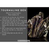  Đá cuội thô Black Tourmaline, đá bảo vệ trong phong thủy, Reiki, Tarot 