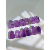  [High quality] Trụ đá thạch anh Tím hỗ trợ trực giác, luân xa 6, bảo vệ tâm linh, đá phong thuỷ, đá thanh tẩy, reiki 
