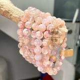  Vòng tay Mã Não Hoa Anh Đào (Blossom Agate) 10li 