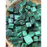  Viên đá thanh tẩy Malachite Tumbled (Đá Lông Công) tự nhiên dùng trong Tarot, Reiki, đá phong thủy 