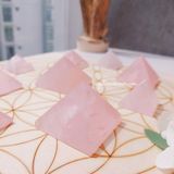 Kim tự tháp Thạch anh Hồng, đá thanh tẩy Tarot, đá phong thuỷ, Reiki 