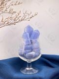  Trụ đá Blue Lace (mã não Ren), hỗ trợ luân xa 5, sự tự tin, giao tiếp, thể hiện bản thân, đá thanh tẩy, đá phong thuỷ 