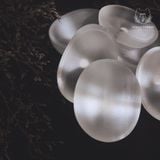 Chén sạc tinh thể Selenite (Selenite bowl), Chén thanh tẩy đá thạch anh, đá phong thủy, Reiki 