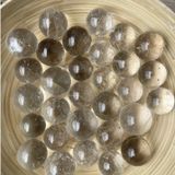  Cầu đá thạch anh Trắng (Clear Quartz) kèm đế làm Grid, thanh tẩy trong Tarot, Reiki, thiền định, phong thủy 