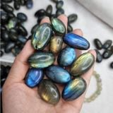  Viên đá Labradorite (Đá xà cừ - Hắc Nguyệt Quang) đá thanh tẩy Tarot, Reiki, đá thạch anh phong thủy 