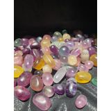  Tumbled viên đá Fluorite tự nhiên, đá thanh tẩy, đá thạch anh, đá phong thuỷ 