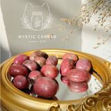  Tumbled đá Tường Vi (Rhodonite) loại đẹp, đá thạch anh, đá thanh tẩy Tarot, Reiki, Phong Thuỷ 
