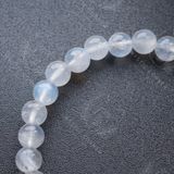  [HIGH QUALITY] Vòng hạt/Chuỗi vòng Moonstone (đá mặt trăng) hỗ trợ sức mạnh tinh thần, trực giác, vòng tay đá phong thuỷ 